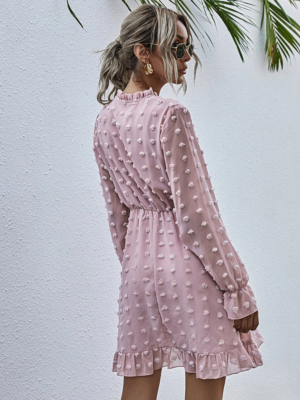 Clip Dot Deluxe Swing Dress
