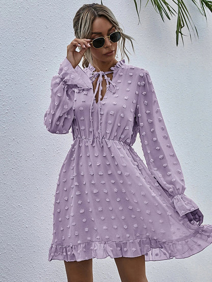 Clip Dot Deluxe Swing Dress