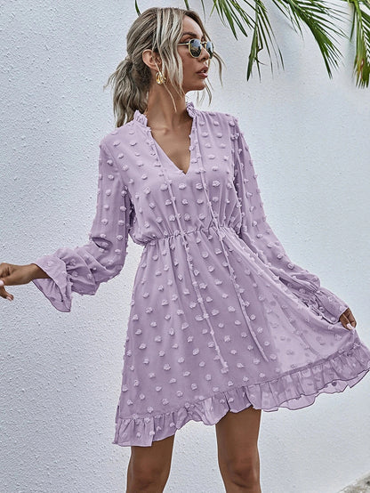 Clip Dot Deluxe Swing Dress