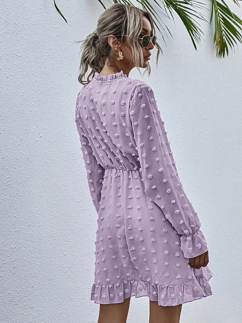 Clip Dot Deluxe Swing Dress
