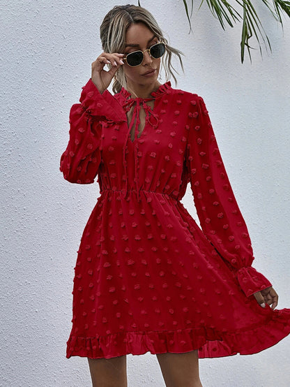 Clip Dot Deluxe Swing Dress