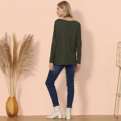 Waffle Knit Off Shoulder Oversized Sweater