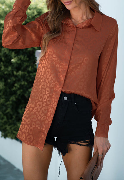 Camisa de vestir con estampado de animales