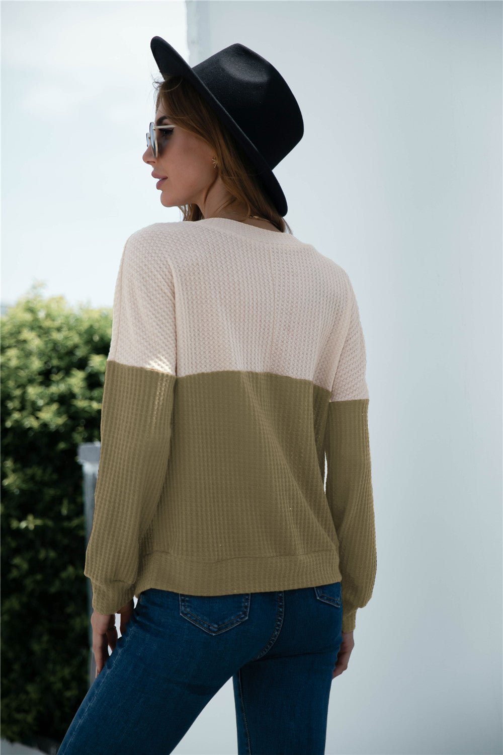 Two Tone Lux Sweater