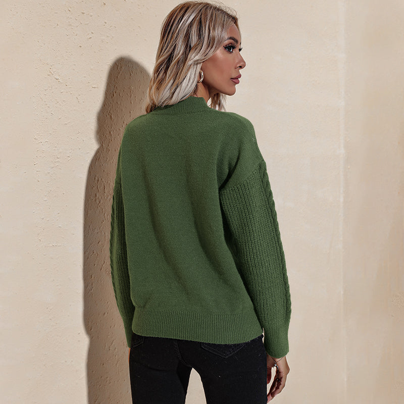 Solid Lux Long Sleeve Sweater