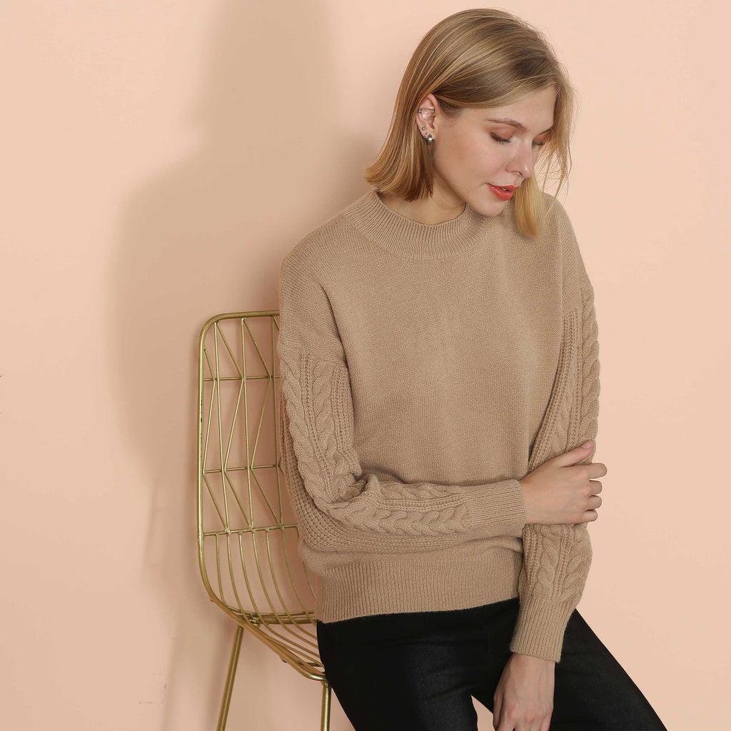 Solid Lux Long Sleeve Sweater