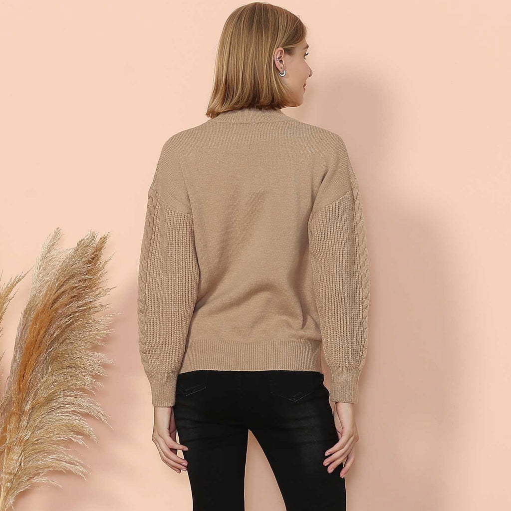 Solid Lux Long Sleeve Sweater