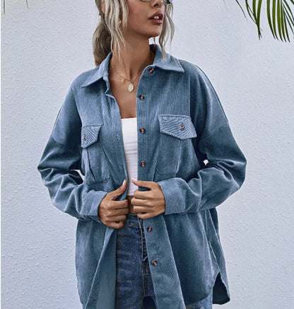 Camisa con botones en contraste 