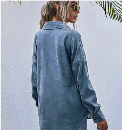 Camisa con botones en contraste 