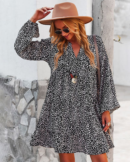 Cheetah Print Tunic Dress