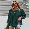 Blusa con capas y lunares con pinzas 