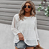 Blusa con capas y lunares con pinzas 