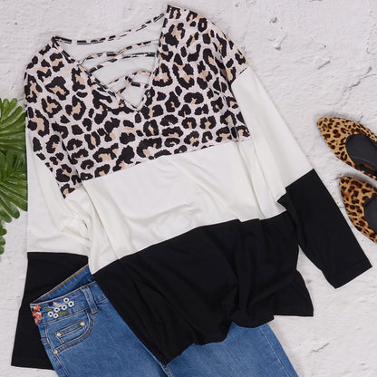 Color Block Interlock Sweater