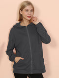 Sudadera con capucha de punto con hombros caídos 
