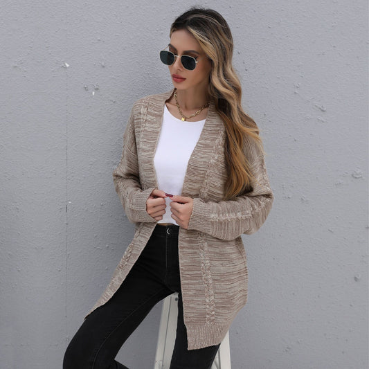 Cable Knit Detail Cardigan