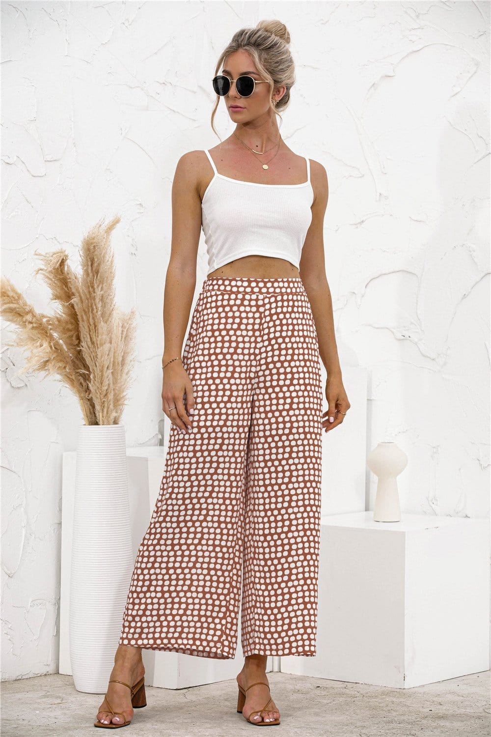 Polka Dot Palazzo Pants