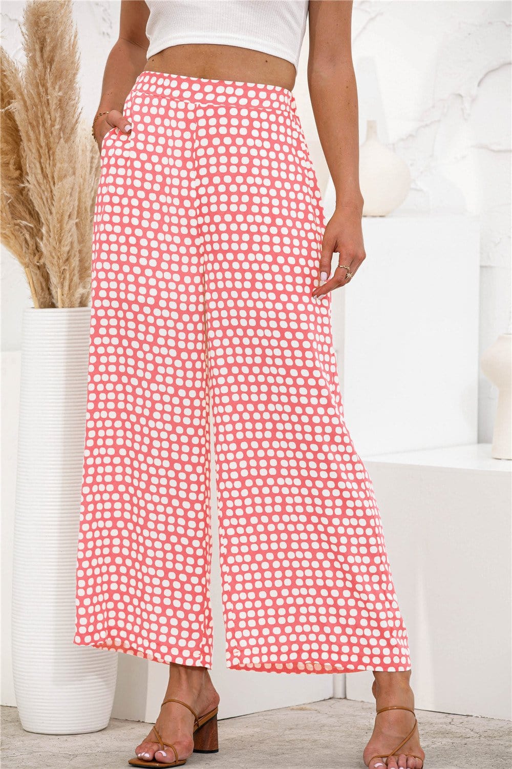 Polka Dot Palazzo Pants
