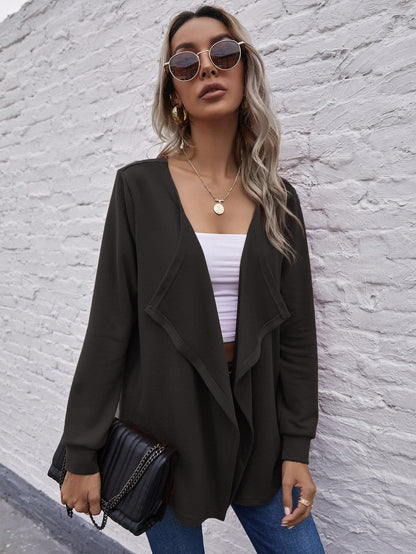 Open Front Shawl Jacket