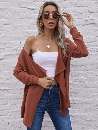 Open Front Shawl Jacket