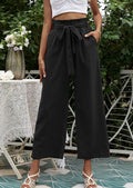 Culottes con lazo de cinta lisa 
