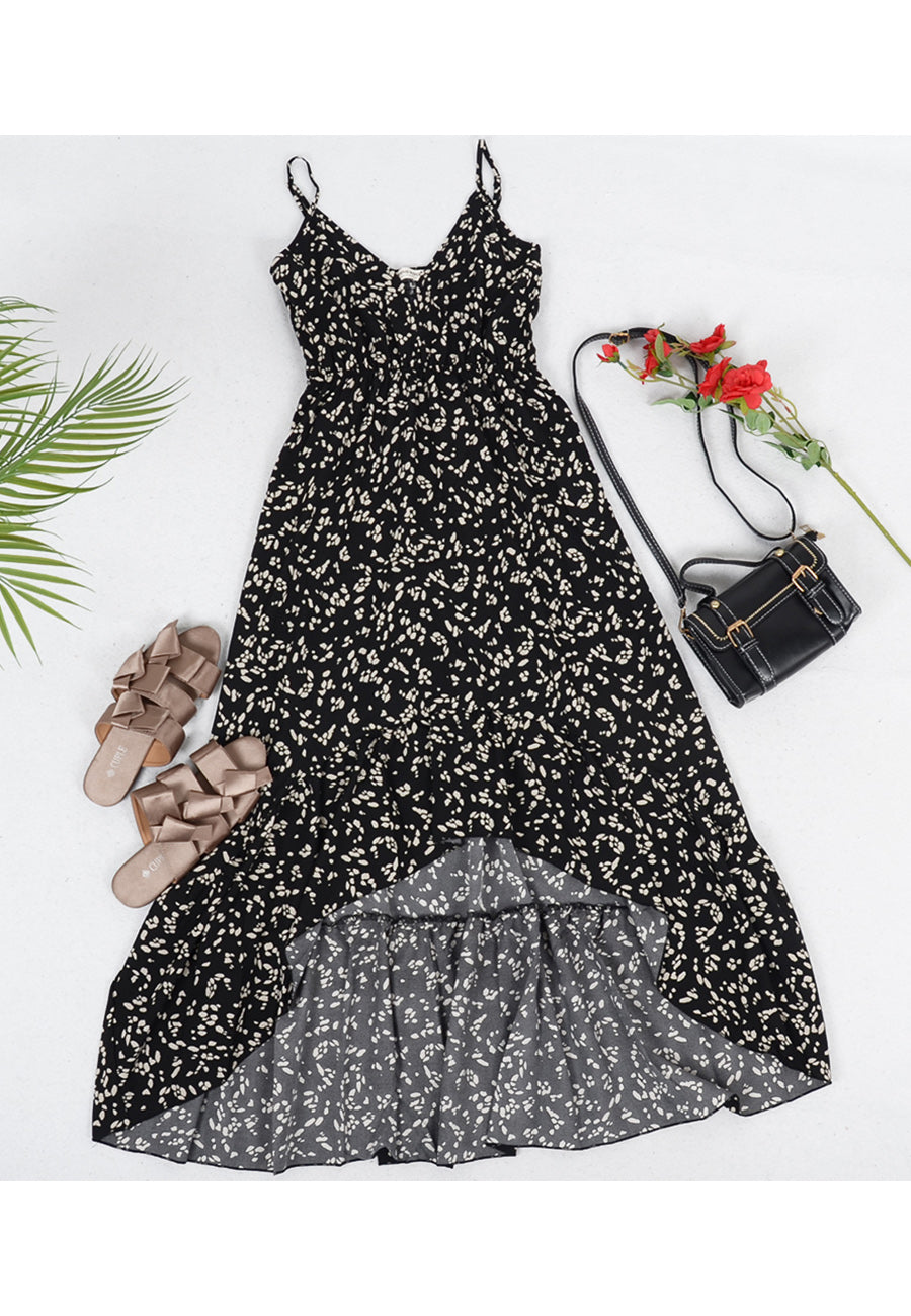 Floral High Low Summer Dress