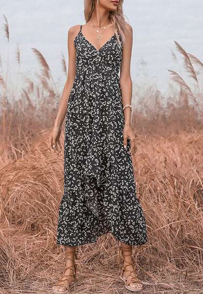 Floral High Low Summer Dress