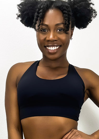 Soft Buttery Cross Back Fitness Sports Bra