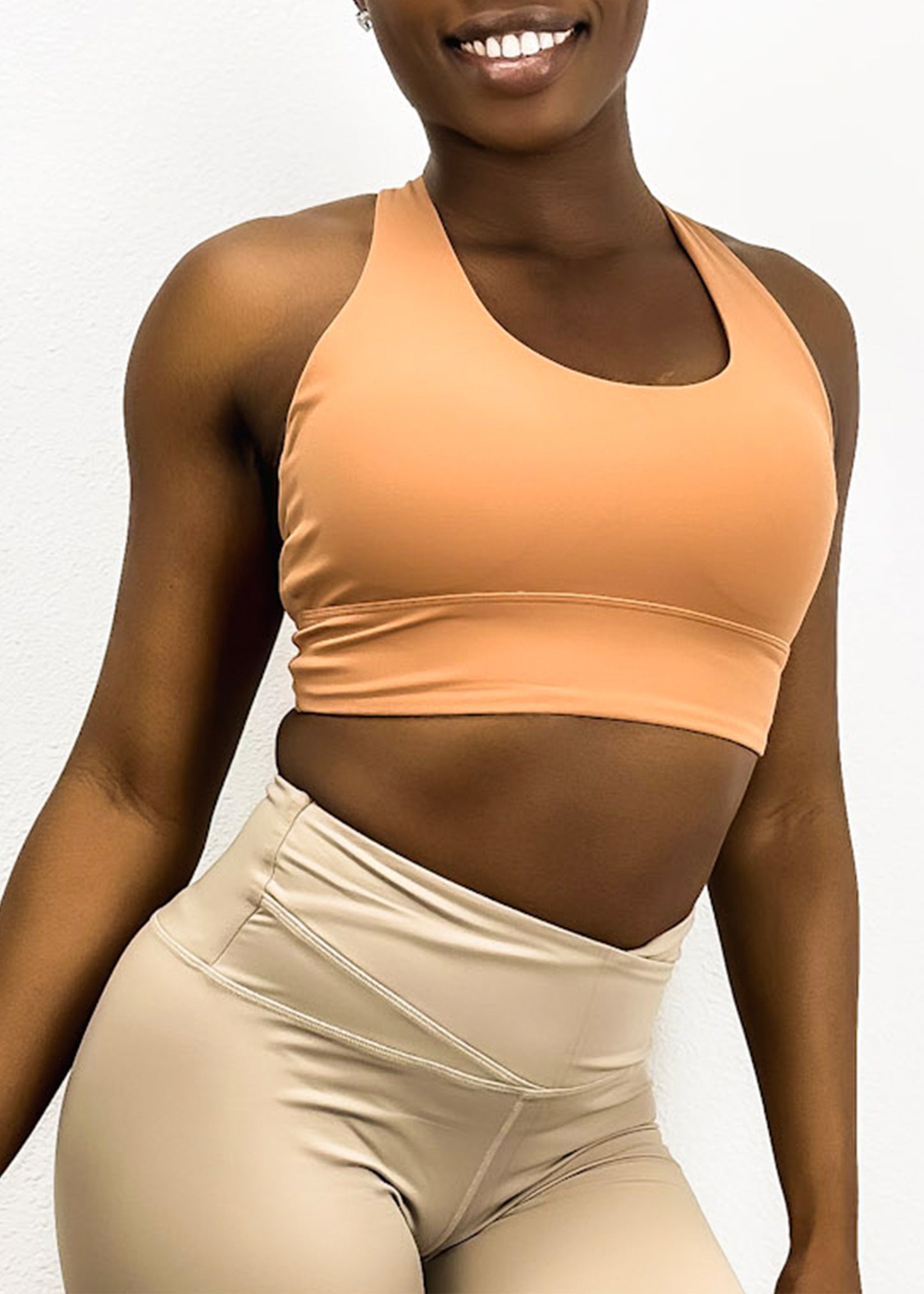 Soft Buttery Cross Back Fitness Sports Bra