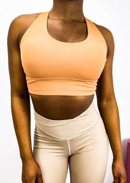 Soft Buttery Cross Back Fitness Sports Bra