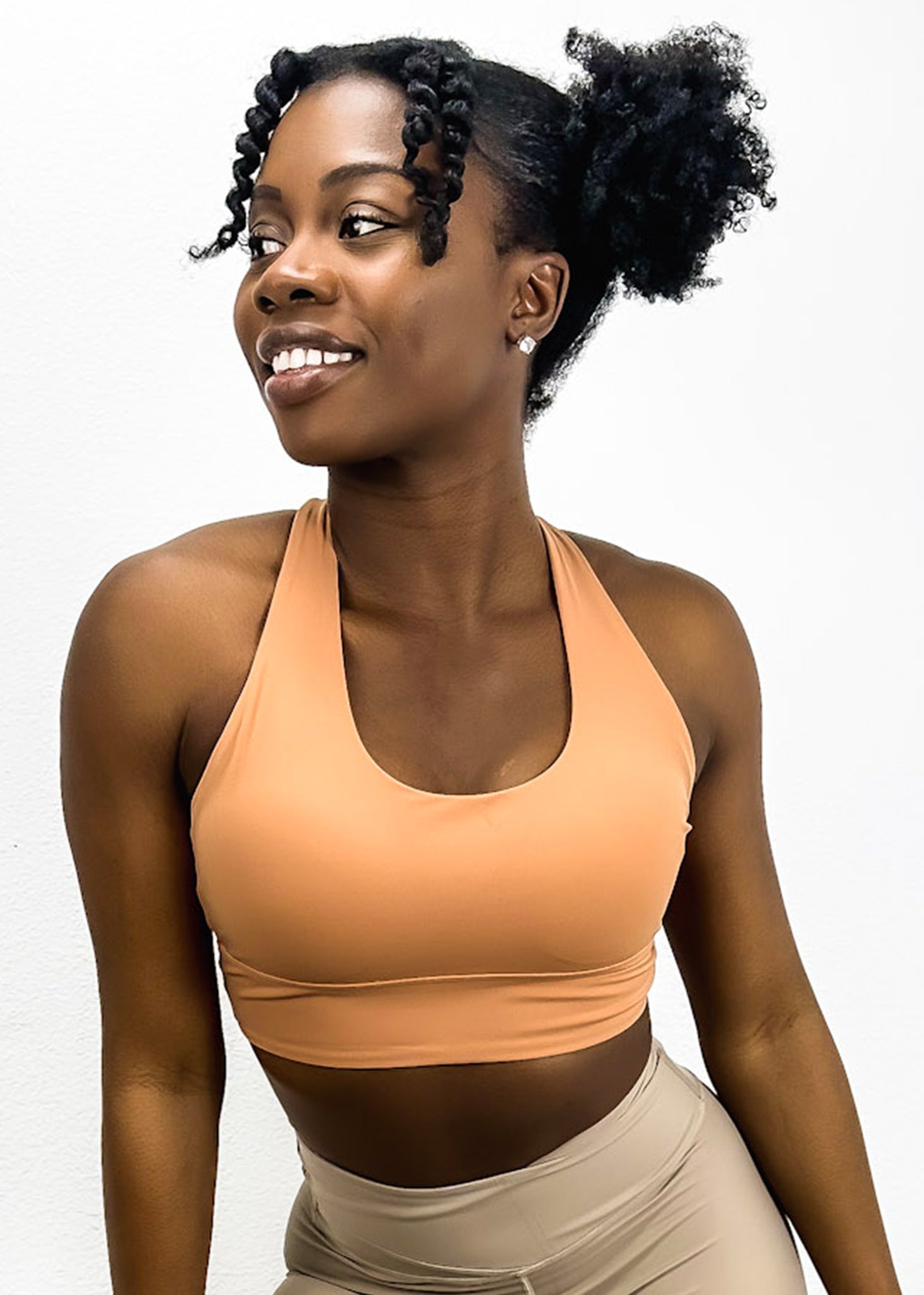 Textured Scoop Longline Sports Bra Tank – Anna-Kaci