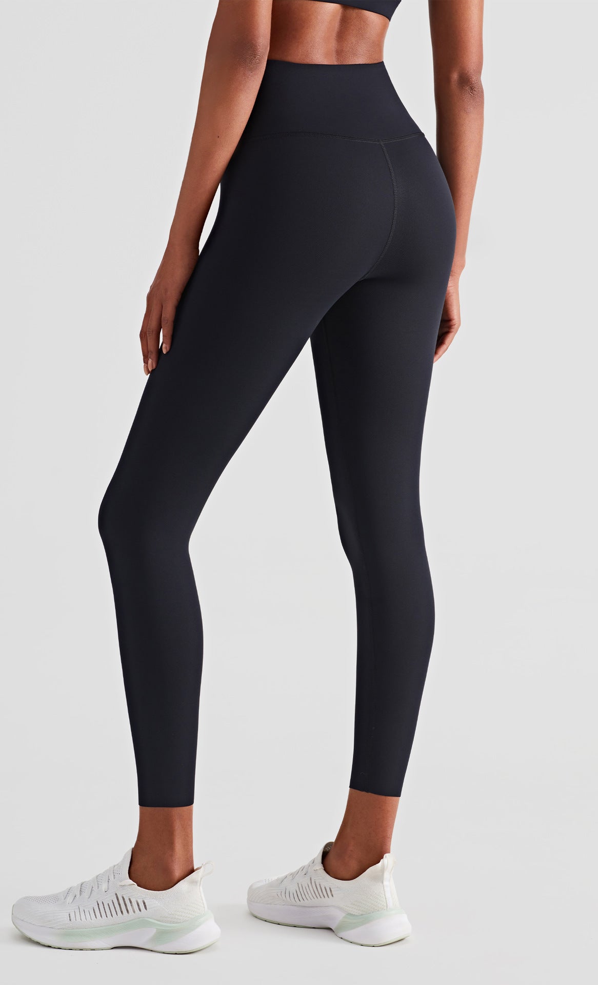Leggings deportivos de doble capa con cintura alta y suaves y mantecosos