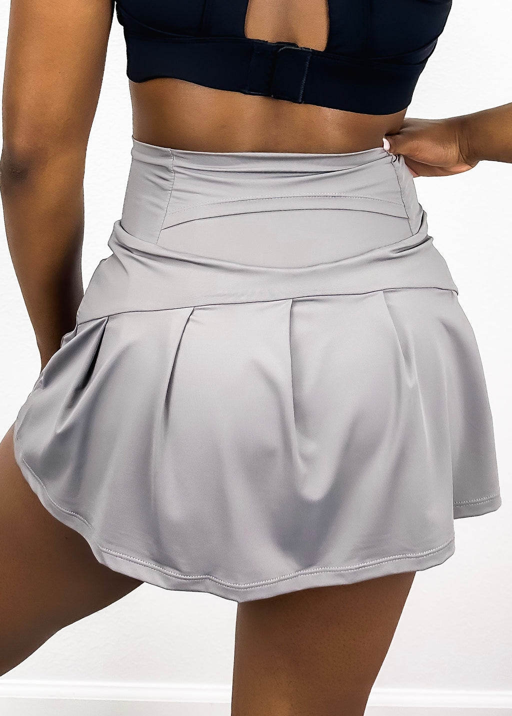 Falda pantalón de tenis plisada mini