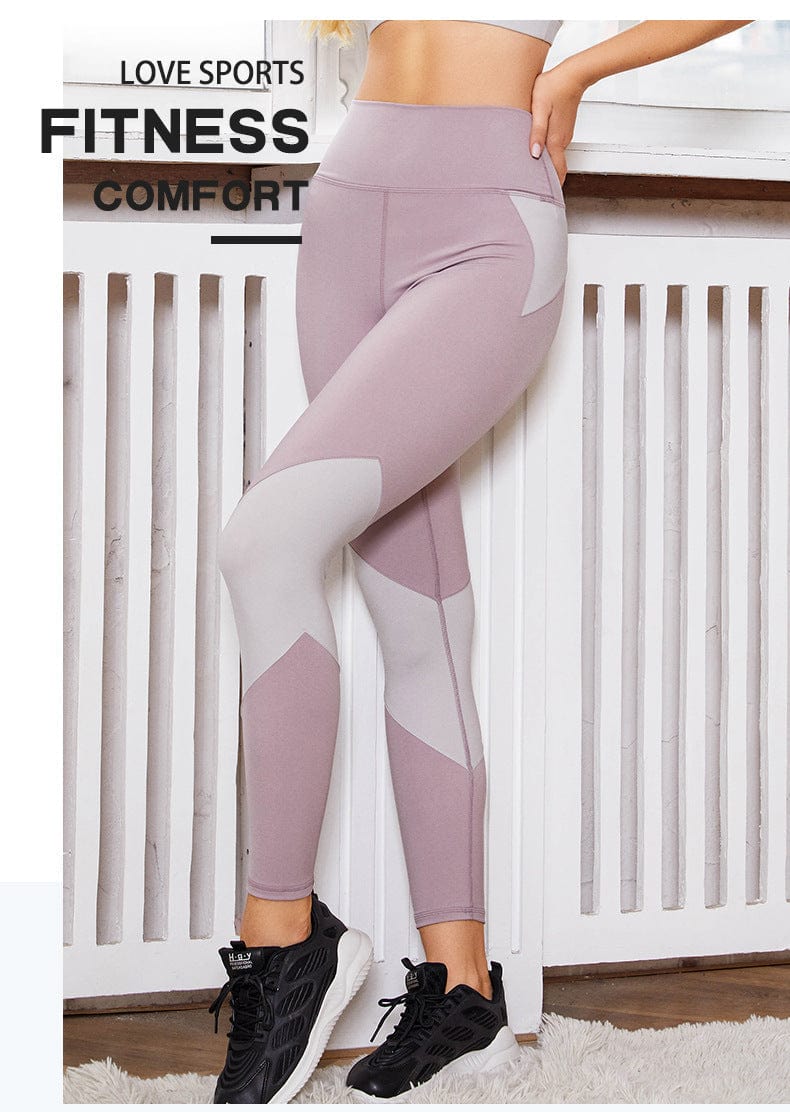 Dual Colored High Waisted Leggings