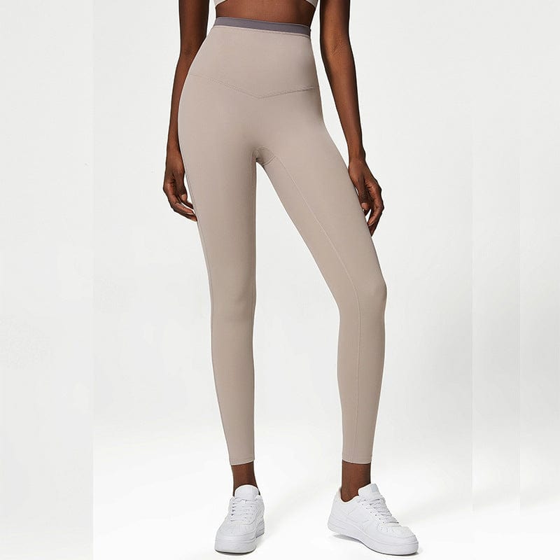 Leggings deportivos de cintura alta con doble forro y suaves texturas mantecosas