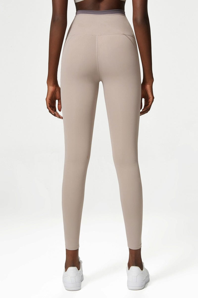 Leggings deportivos de cintura alta con doble forro y suaves texturas mantecosas