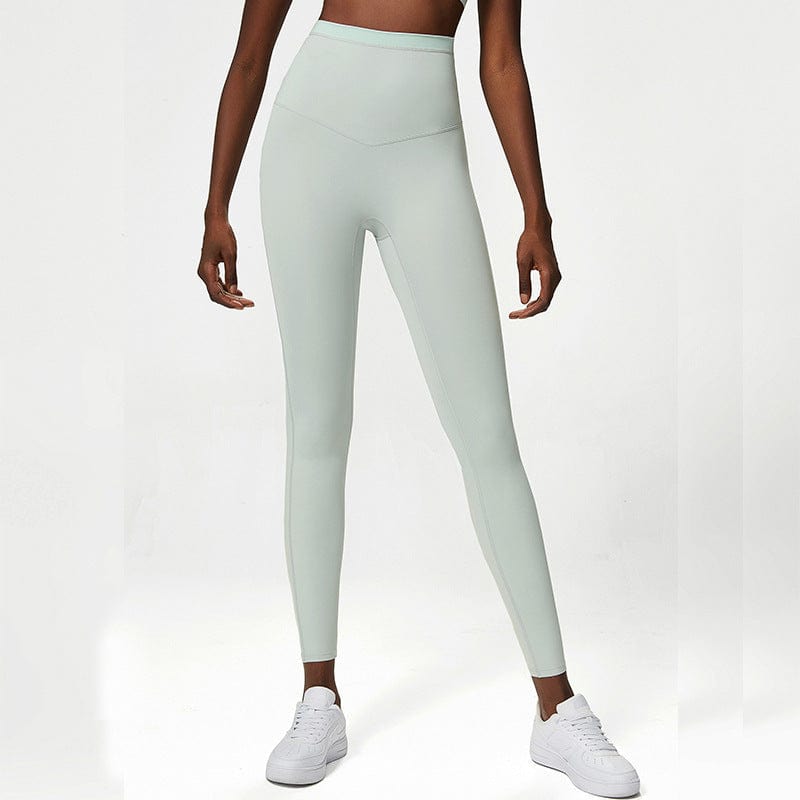 Leggings deportivos de cintura alta con doble forro y suaves texturas mantecosas