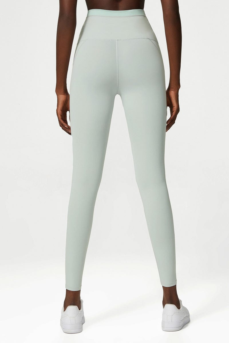 Leggings deportivos de cintura alta con doble forro y suaves texturas mantecosas