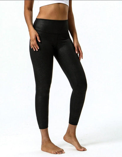 Glossy & Shiny High Rise 7/8 Leggings