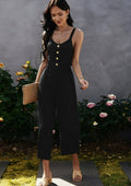 Tie Back Culottes Jumpsuit