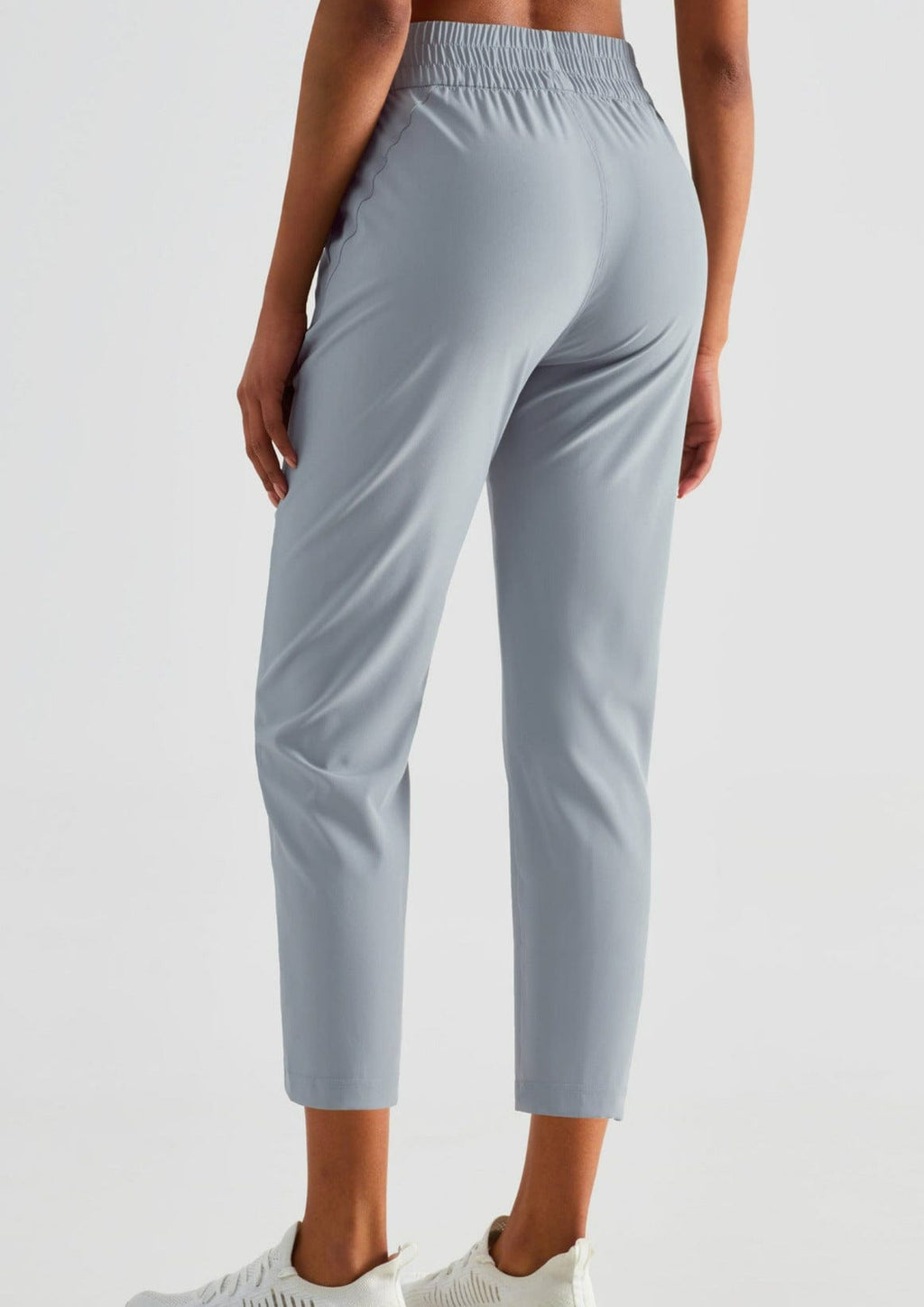 High Rise Cropped Capri Slim Fit Joggers