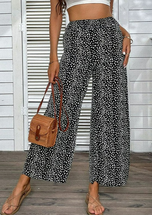 Animal Print Palazzo Pants