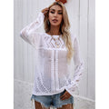 Mesh Crochet Knit Sweater