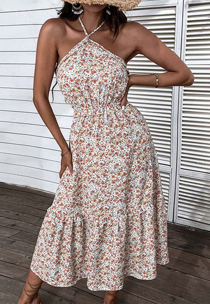 Carina Tie Neck Lace Punching Dress ワンピース June Lace Gown | Tadashi Shoji
