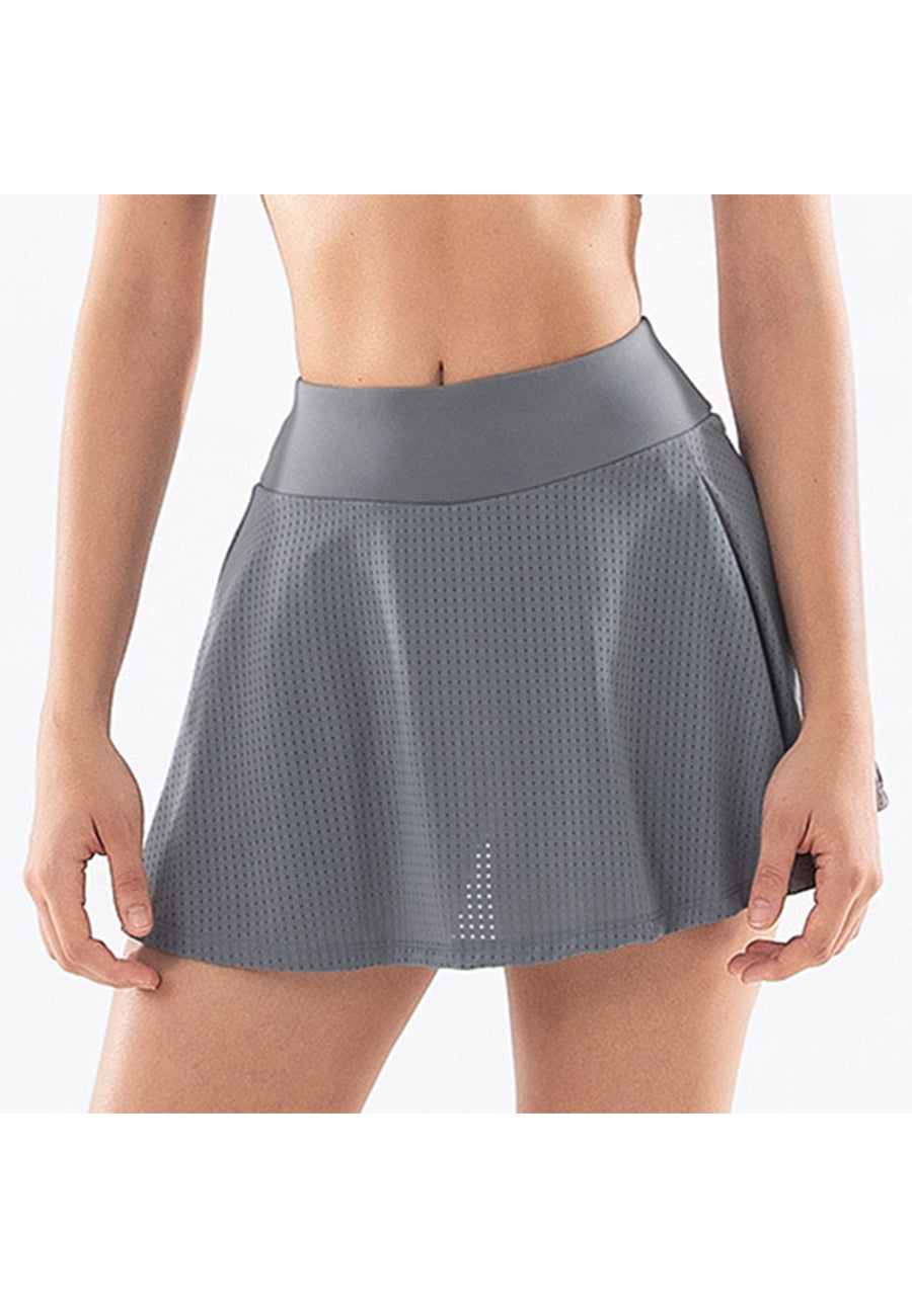 Falda deportiva transpirable con volantes