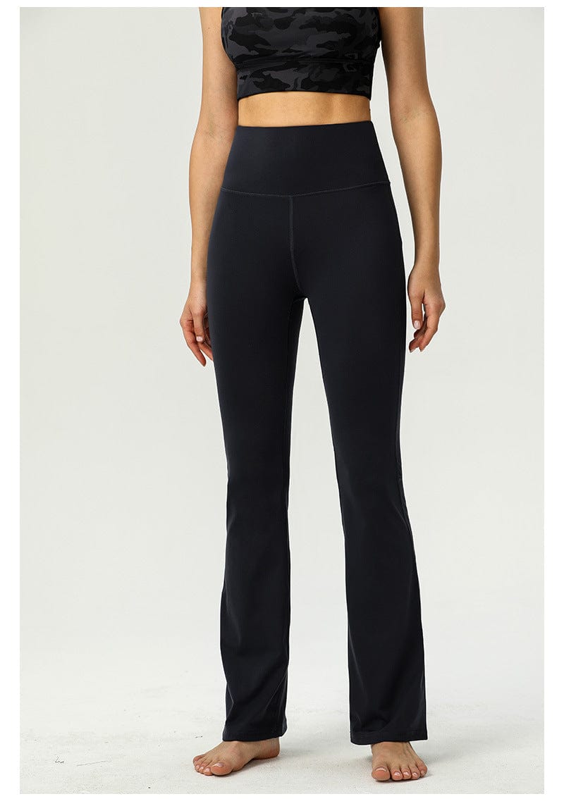 Pantalón de yoga acampanado de talle alto y suave con efecto mantequilla
