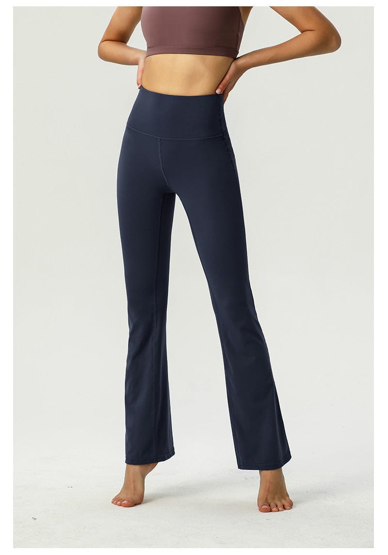 Pantalón de yoga acampanado de talle alto y suave con efecto mantequilla