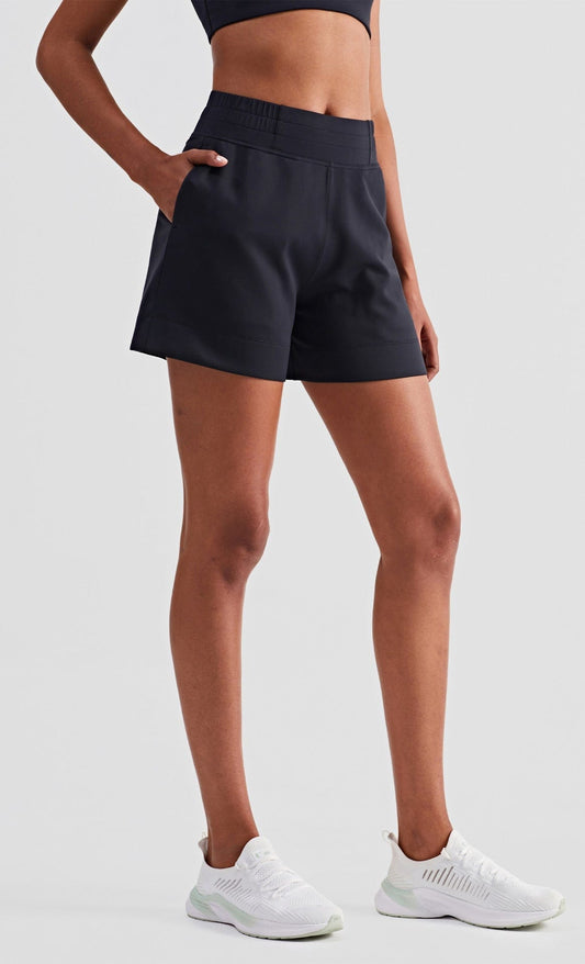 High Rise Relaxed Athletic Shorts