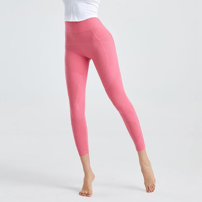 Leggings de tiro alto con estampado irregular