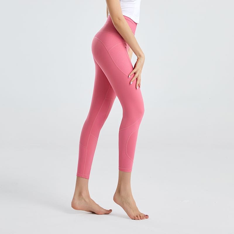 Leggings de tiro alto con estampado irregular