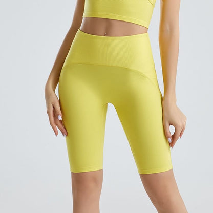 Pantalones cortos de ciclista con costuras de contorno